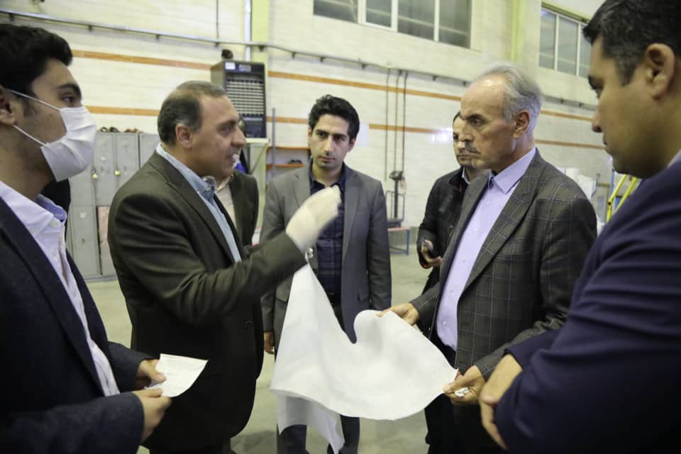  کارخانه تولید کننده مواد ضدعفونی کننده و ماسک در ارس