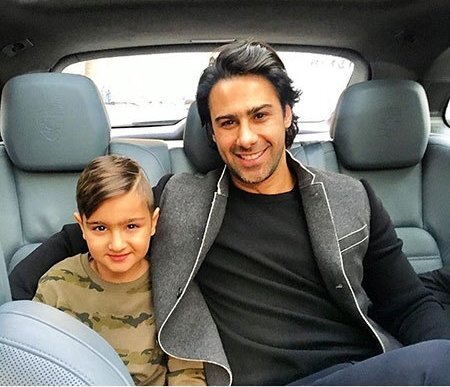 عکس/ تصویر صمیمانه فرهاد مجیدی و پسرش در امارات