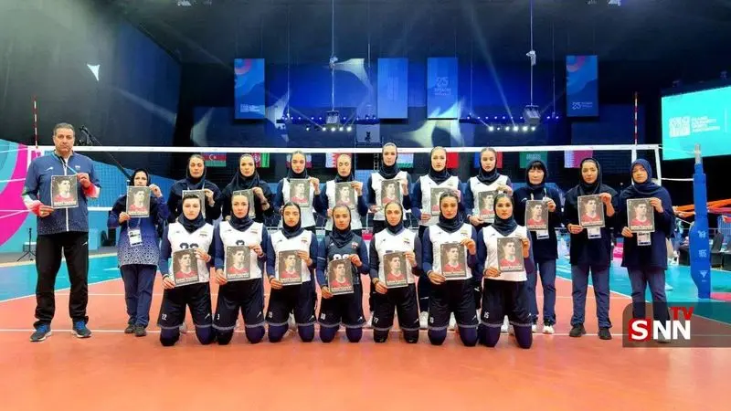 حرکت زیبای دختران والیبالیست