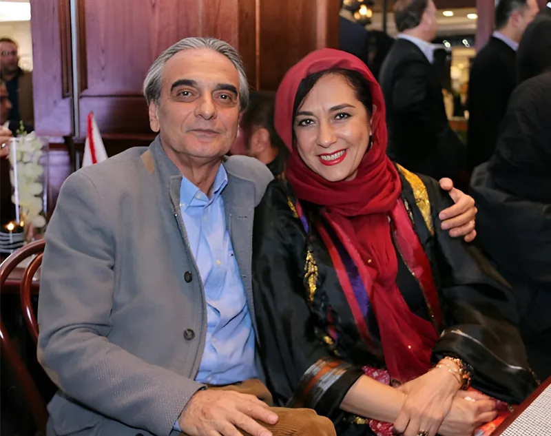 همایون ارشادی و همسرش