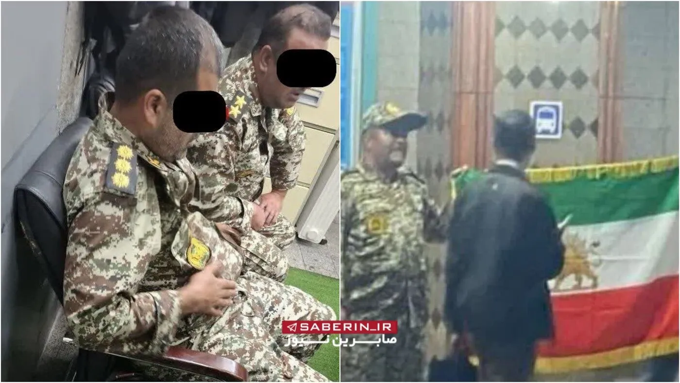 سوءاستفاده از لباس ارتش در متروی تهران سوءاستفاده از لباس ارتش در متروی تهران