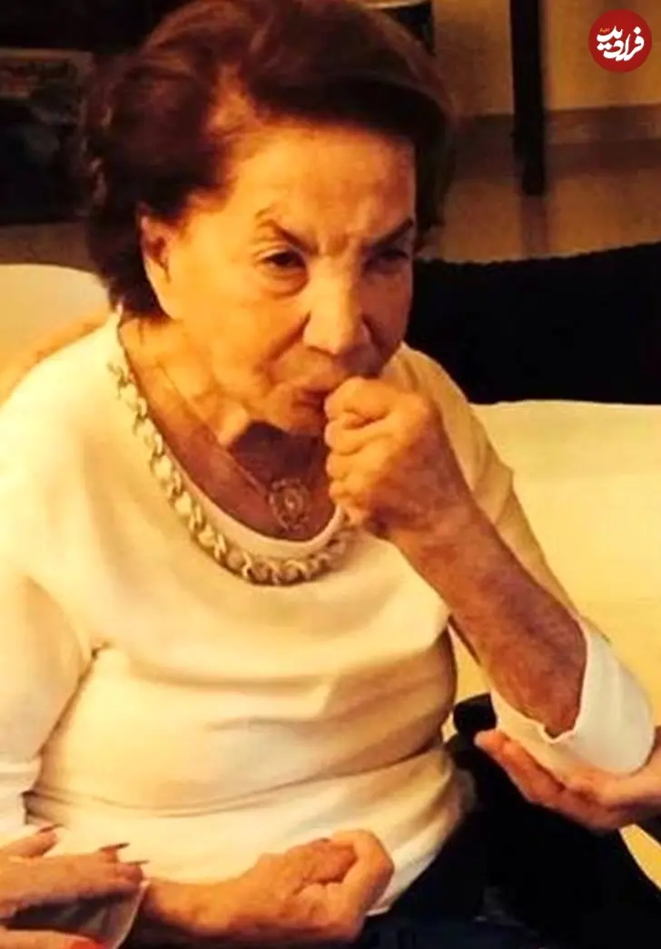 اشرف پهلوی در سالهای آخر عمرش اشرف پهلوی در سالهای آخر عمرش