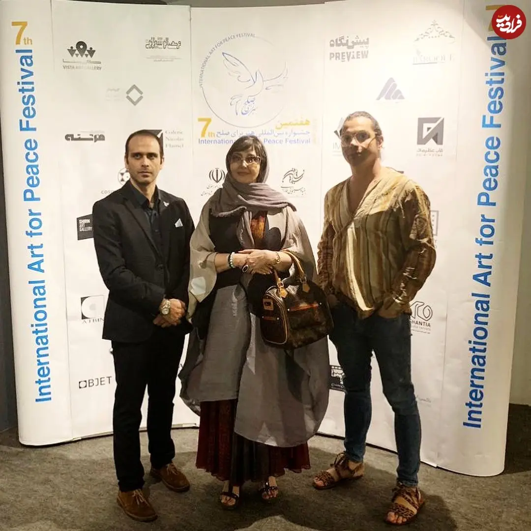 کتایون ریاحی در کنار کامران سریال خط قرمز