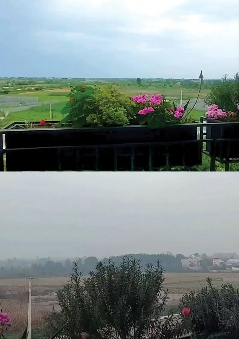 آلودگی هوا به شمال رسید آلودگی هوا به شمال رسید