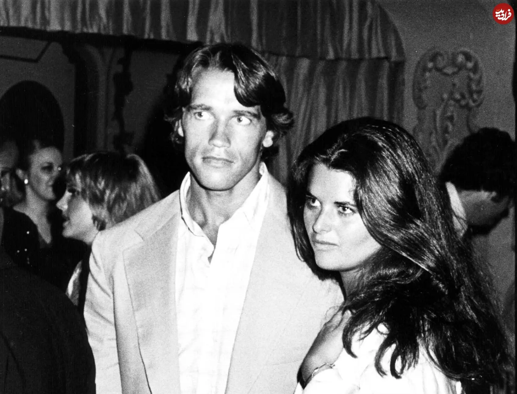 ظاهر متفاوت آرنولد و همسرش ظاهر متفاوت آرنولد و همسرش