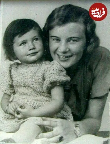 ثریا اسفندیاری و مادر آلمانی اش ثریا اسفندیاری و مادر آلمانی اش