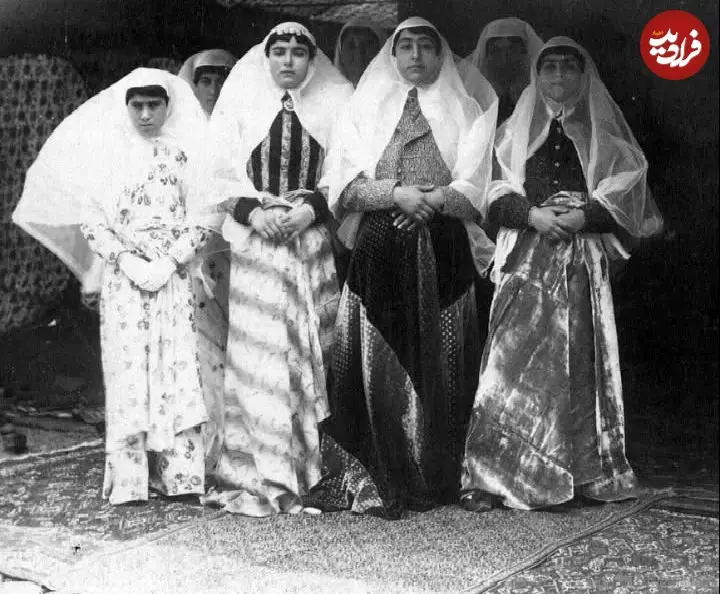 چهره عجیب زنان حرمسرا ناصرالدین شاه