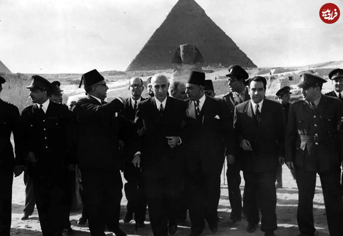 عکسی نادر از دکتر مصدق در مصر در دهه ۳۰