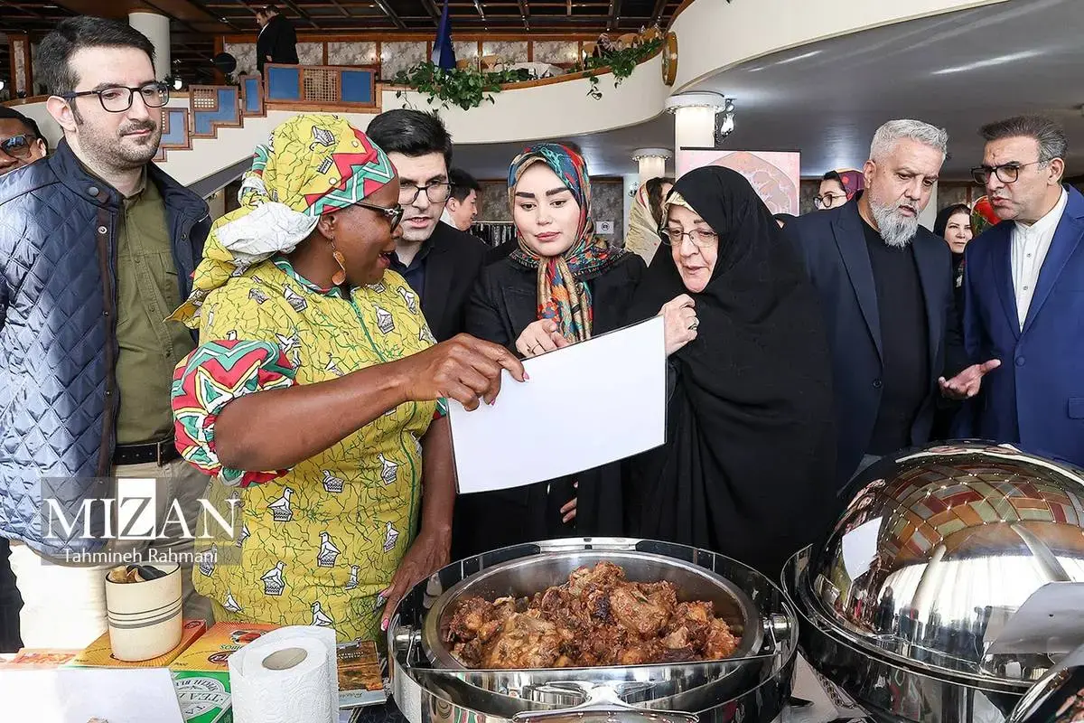 حضور همسر جوان عراقچی در بازارچه دیپلماتیک امور خارجه