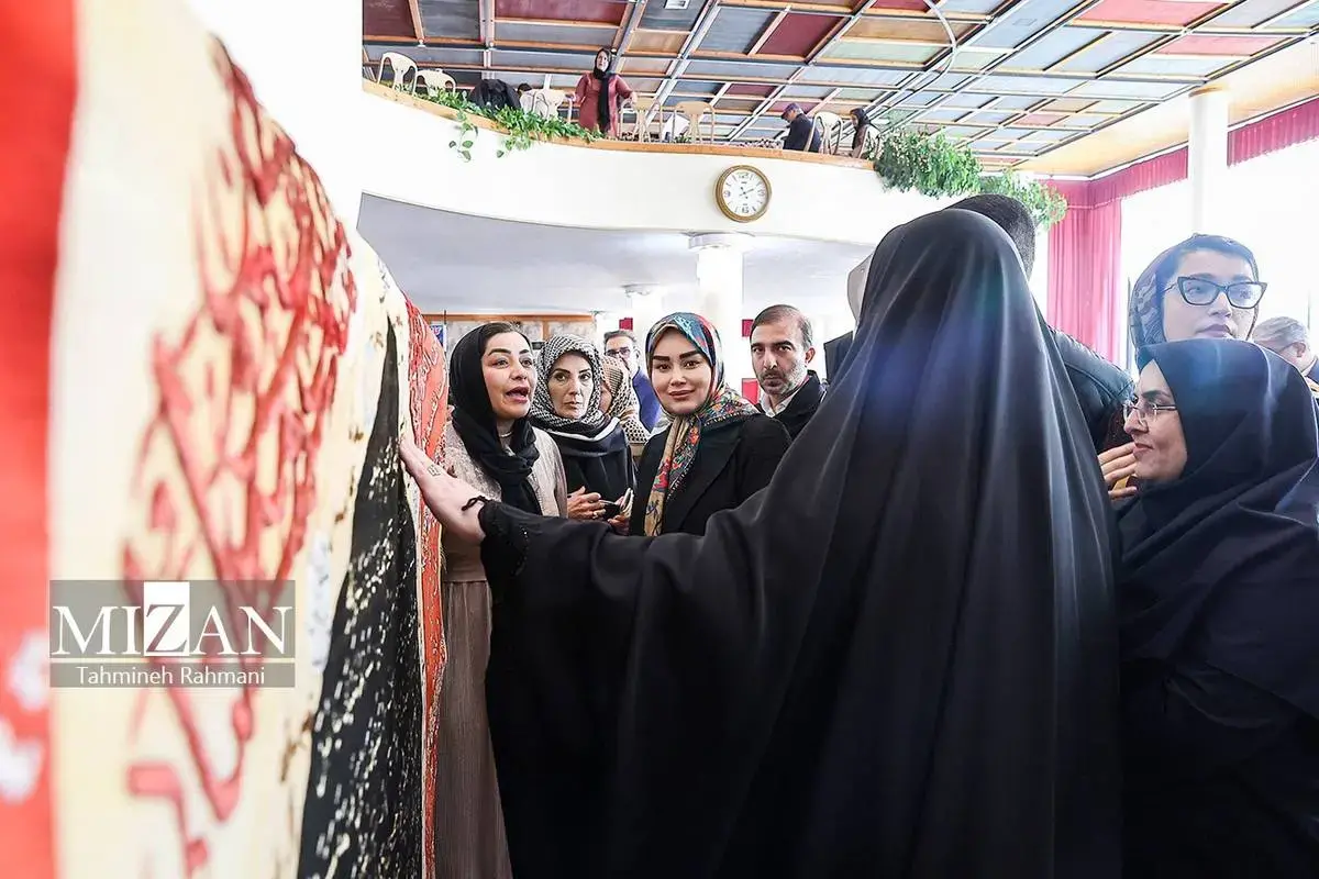 حضور همسر جوان عراقچی در بازارچه دیپلماتیک امور خارجه