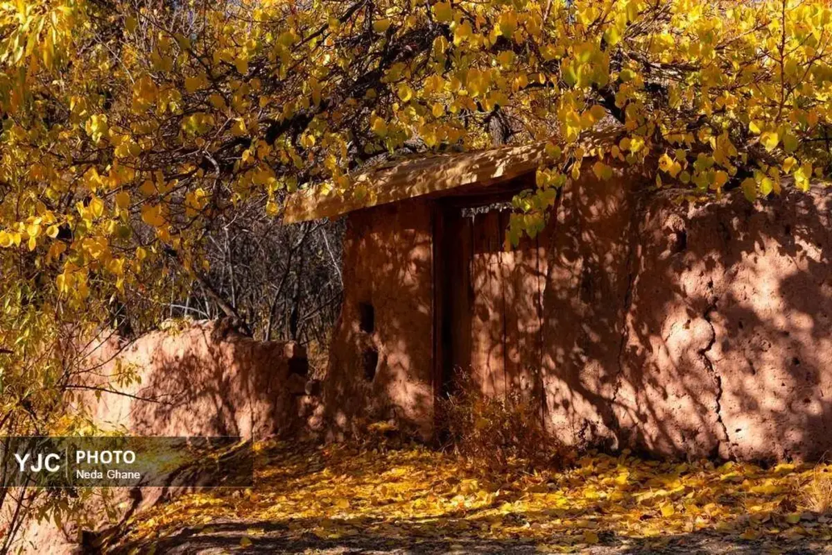 پاییز ابیانه جشن رنگ‌ها در روستای سرخ