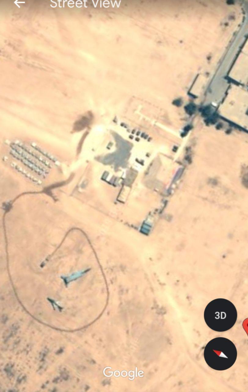 عکس/مقر نظامی عین السد  قبل از اصابت موشک و بعد از اصابت موشک