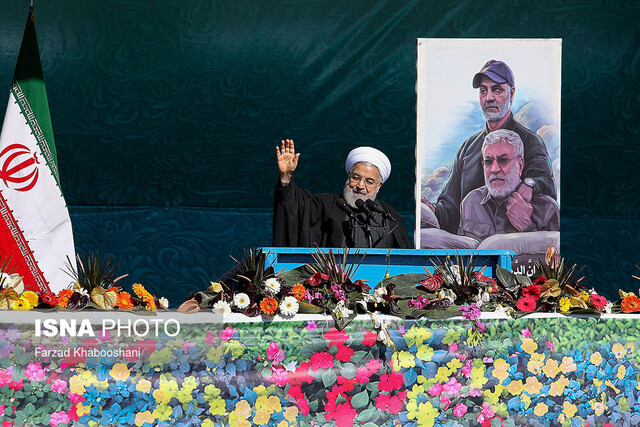 سخنان حسن روحاني امروؤ  در مراسم 22 بهمن