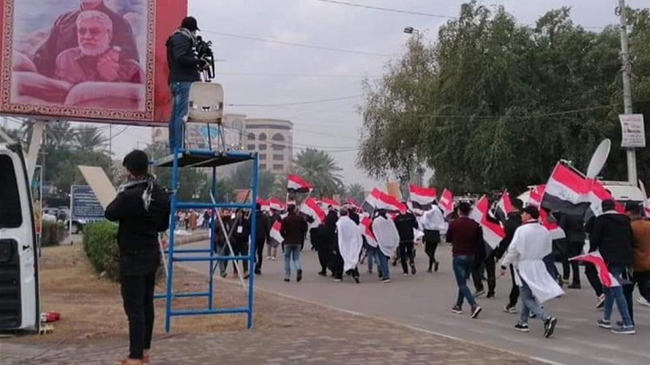 تظاهرات ضد آمریکایی در عراق