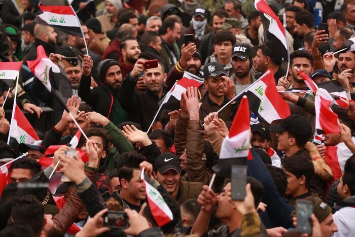 جمعیت میلیونی مردم در تظاهرات بغداد