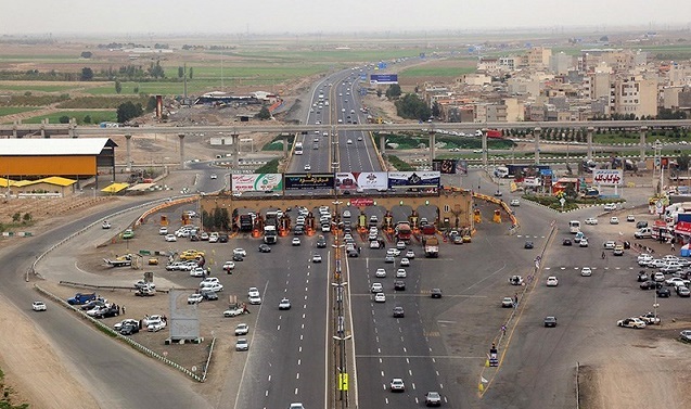 ترافیک در عوارضی تهران قم