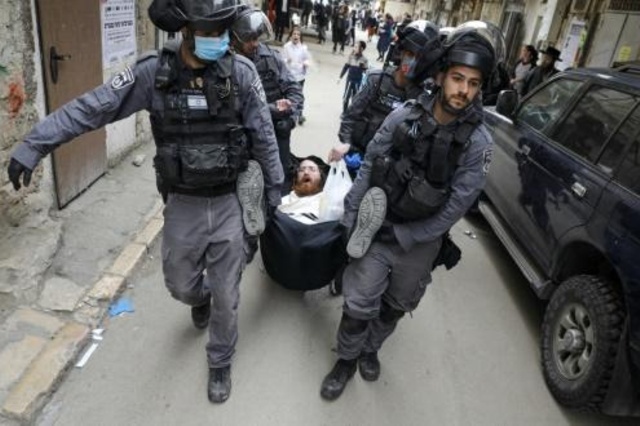 درگیری پلیس اسرائیل با یهودیان افراطی