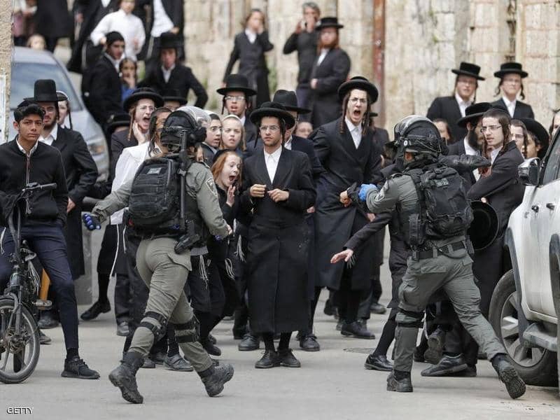 درگیری پلیس با یهودیان