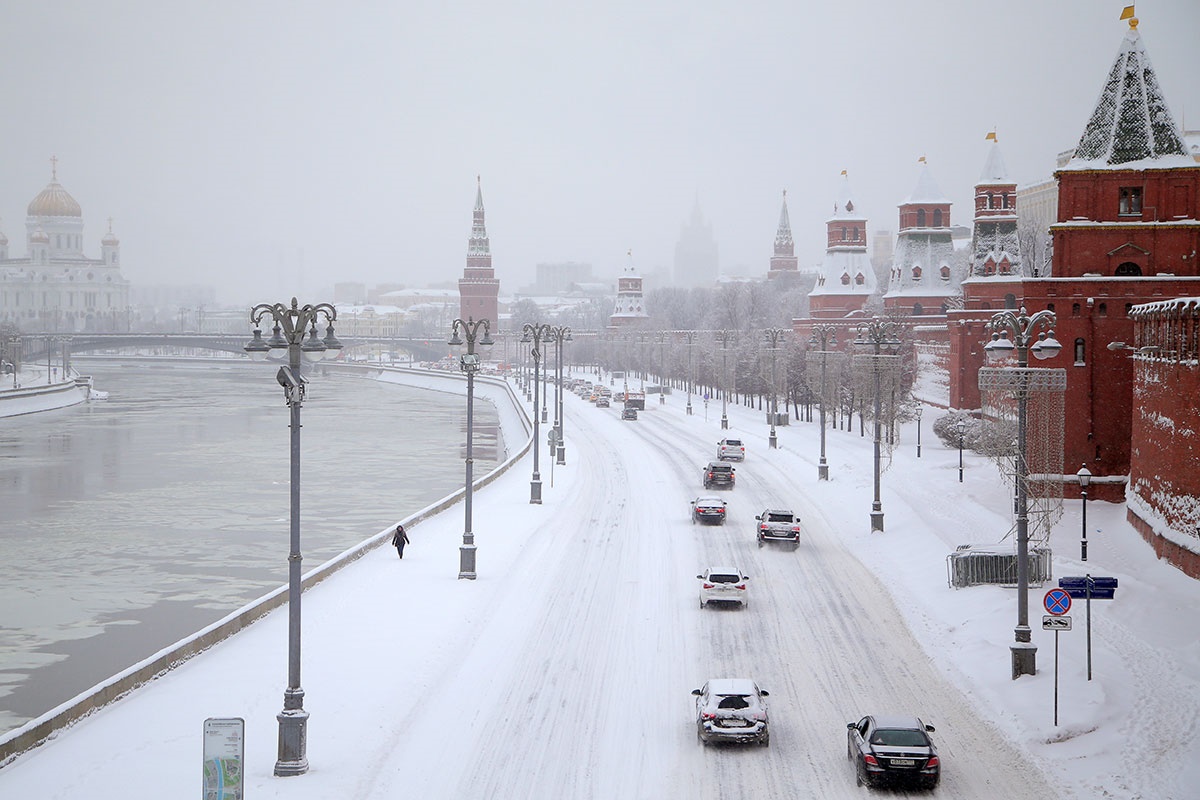 میزان ‏بارش برف در مسکو 