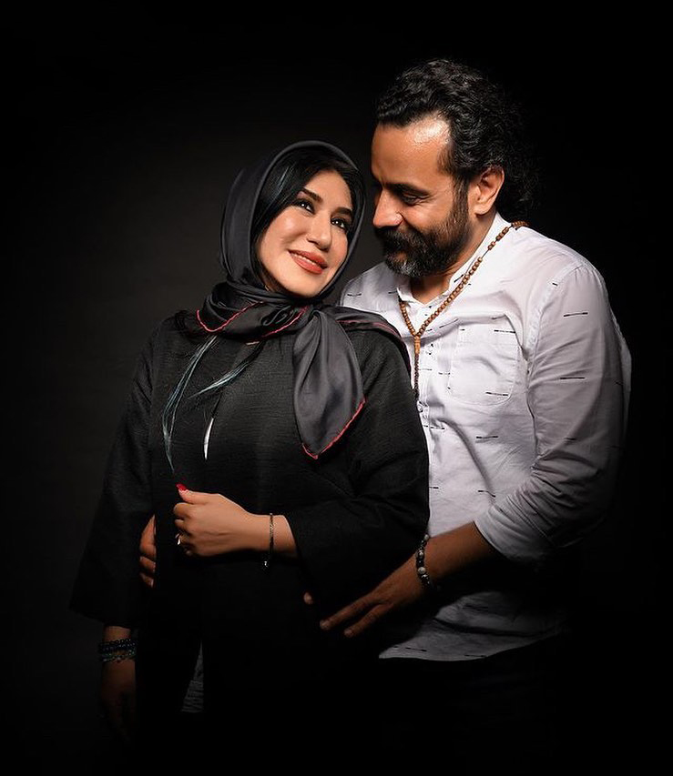 عاشقانه نسیم ادبی در فراق یار+عکس