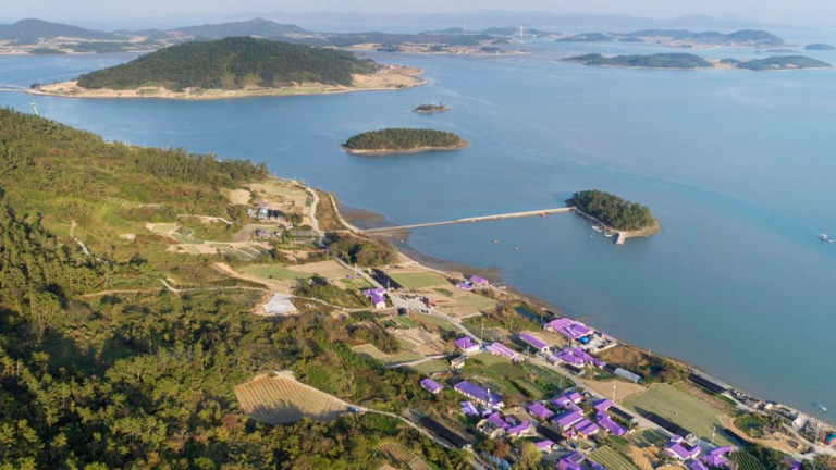 جزیره بنفش در کره