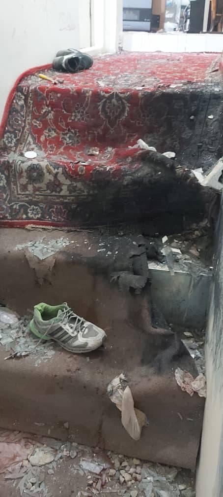انفجار ساختمان ۲ طبقه در هاشمیه