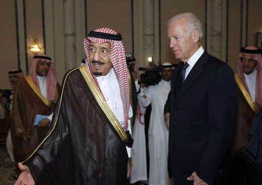 پیام شاه سعودی به بایدن