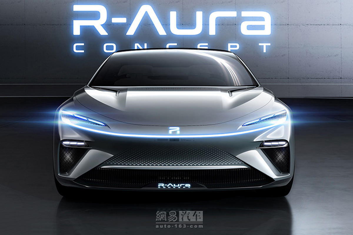 تصاویر اولیه خودروی مفهومی تمام‌برقی Roewe R-Aura منتشر شد