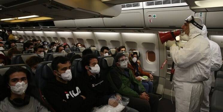 استفاده از ماسک در هواپیما