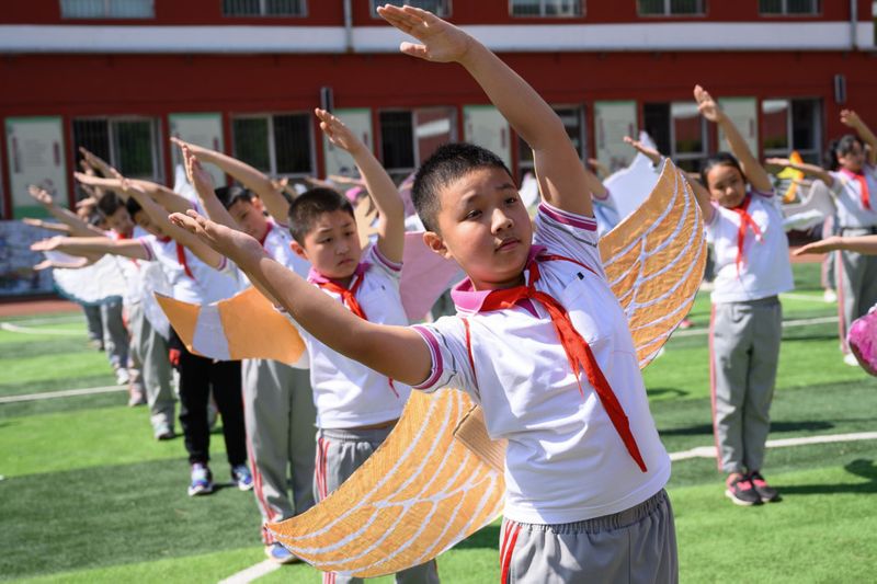 فاصله‌گذاری اجتماعی در مدارس چین