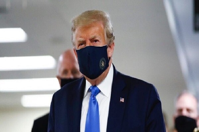 ترامپ با ماسک 