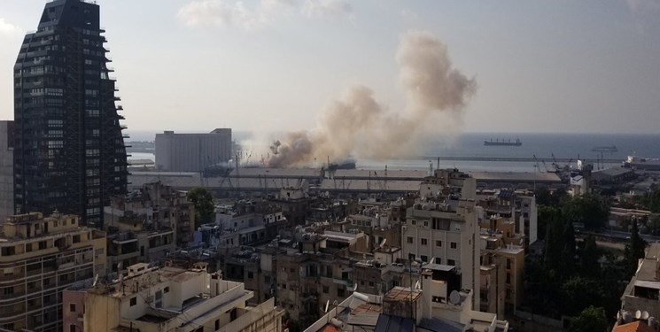 صدای انفجار در لبنان