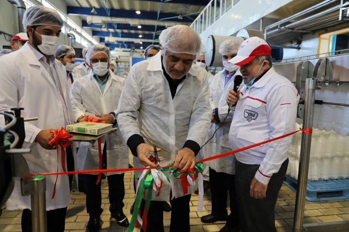 افتتاح ۴ خط تولید و رونمایی ۳ محصول تازه در پگاه تهران