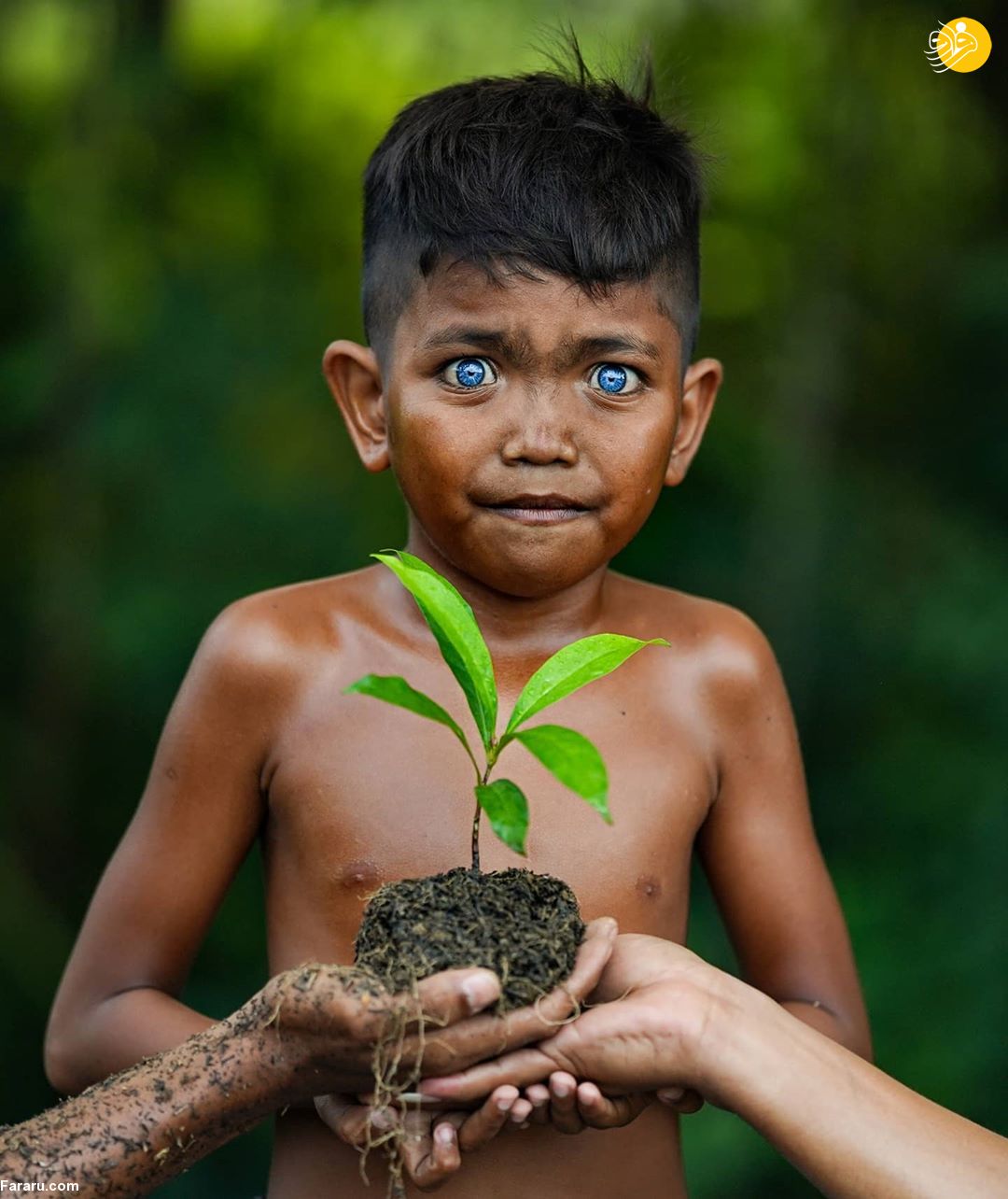 چشمان خاص یک قبیله در اندونزی