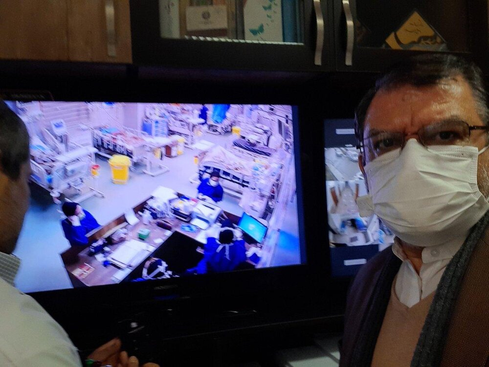 بازدید نمایندگان تهران از بخش بیماران کرونایی