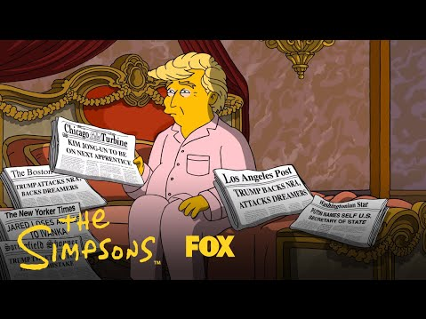 سیمپسون ها و 50 دلیل ترس از انتخاب دوباره ترامپ+ فیلم