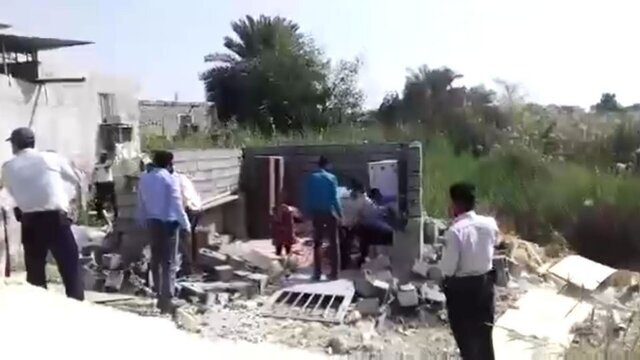 حادثه تخریب خانه زنی در بندرعباس