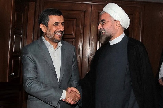 روحانی و احمدی نژاد