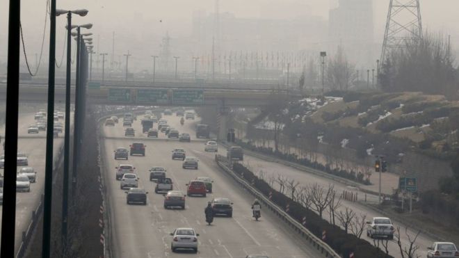 علت آلودگی هوا در تهران