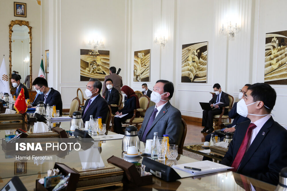 دیدار وانگ ئی وزیر خارجه چین با محمدجواد ظریف