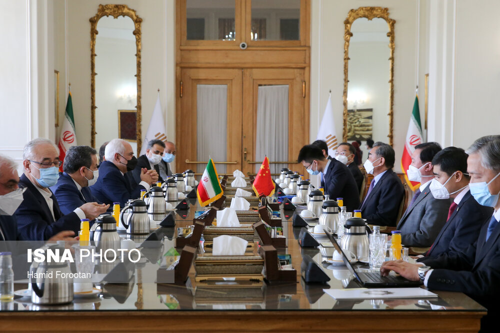 دیدار وانگ ئی وزیر خارجه چین با محمدجواد ظریف