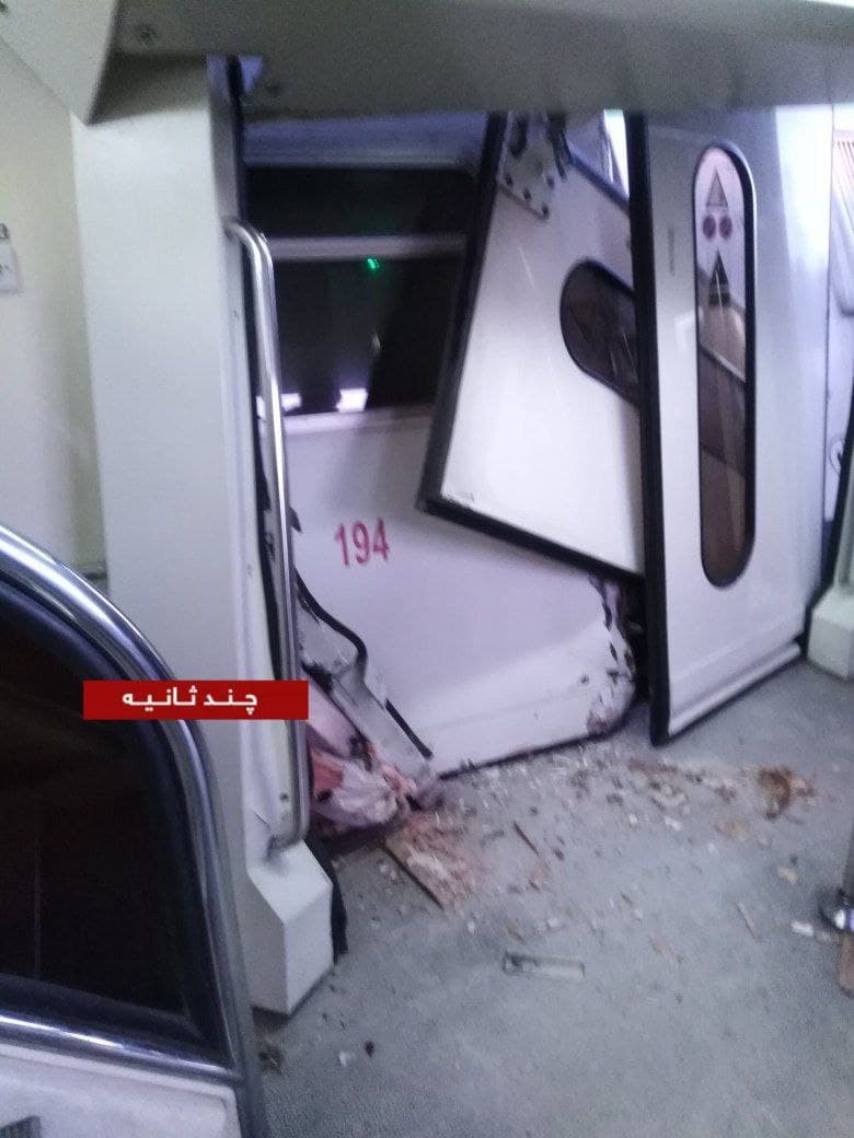 مصدومان حادثه متروی کرج