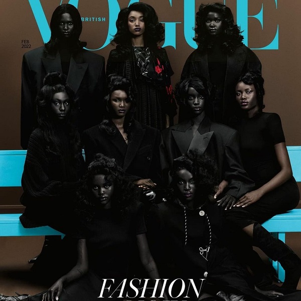 عکس ۹ مانکن سیاه‌ پوست روی جلد مجله ووگ