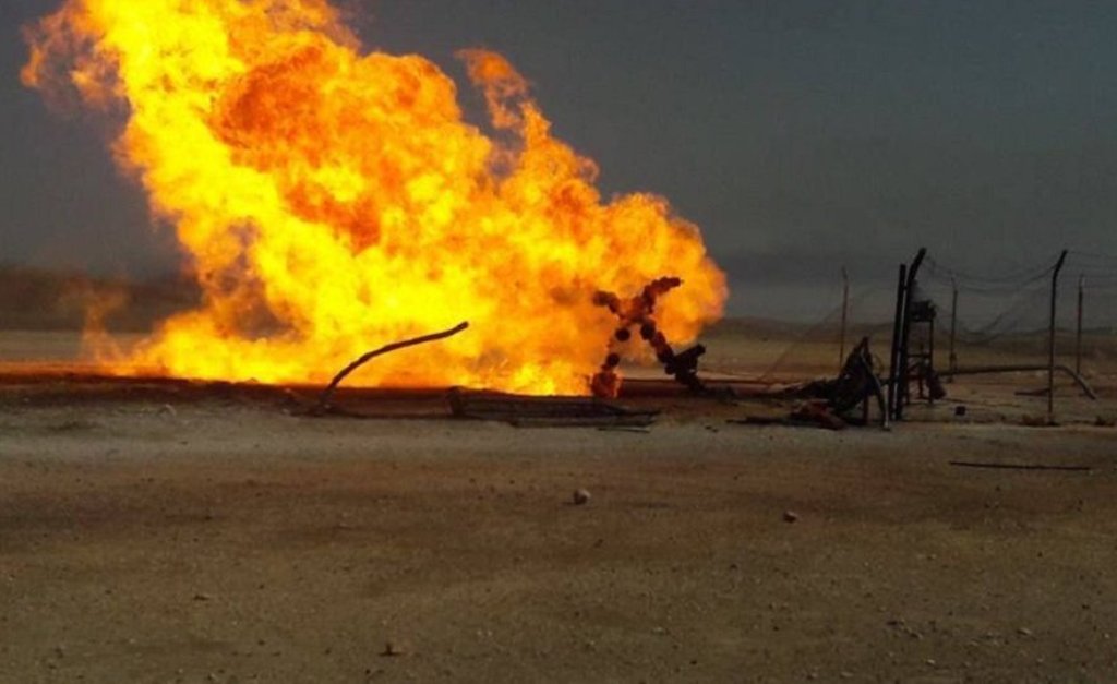 انفجار شدید در خط لوله نفت کرکوک