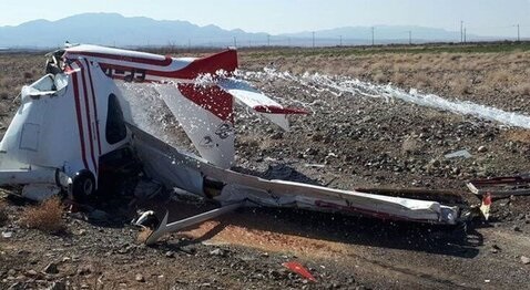 سقوط هواپیما در کاشمر