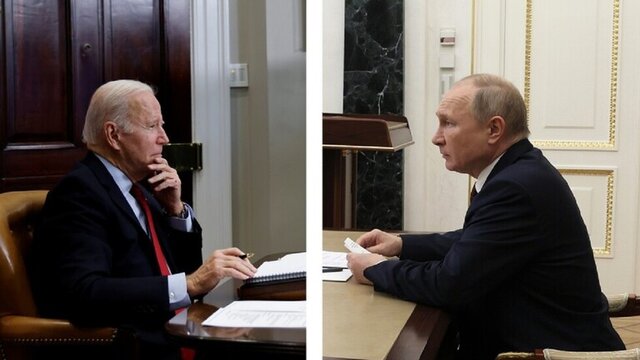 کاخ سفید تایید کرد که پوتین و بایدن روز شنبه گفتگو می‌کنند