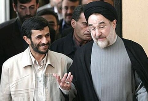 احمدی نژاد و خاتمی