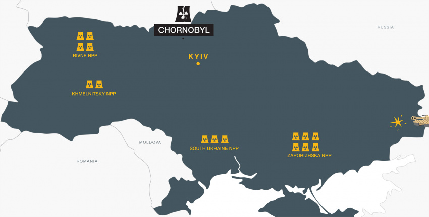 خطر فاجعه هسته‌ای در یک قدمی اوکراین