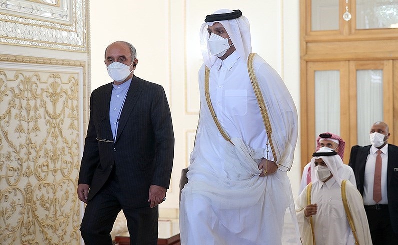 گزارش الجزیره از حضور وزیر خارجه قطر در تهران