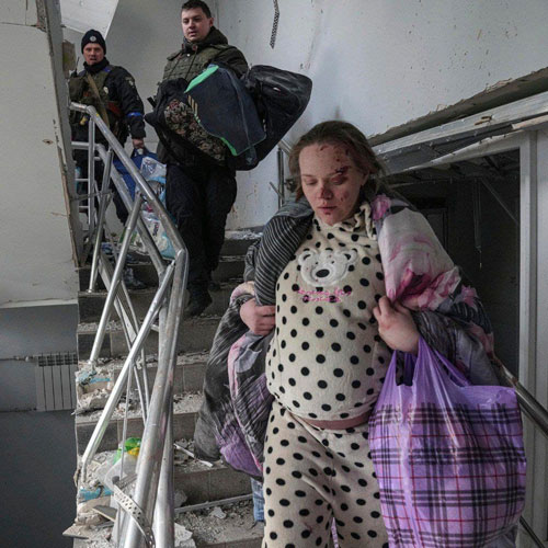 وضعیت یک زن باردار اوکراینی